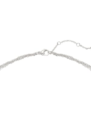 Necklace Summer Festival  Argenté Acier inoxydable One size h5 Image4